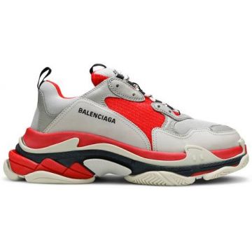  Balenciaga Triple S Sneaker Grey Red